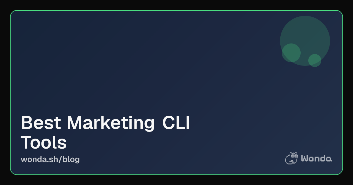 5 Best AI Marketing CLI Tools for Developers in 2026 hero image